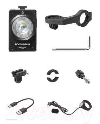 Фонарь для велосипеда RockBros Передний Mars-800