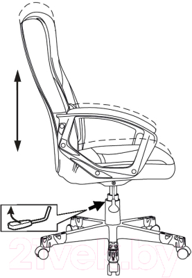 Кресло геймерское Бюрократ Zombie 100