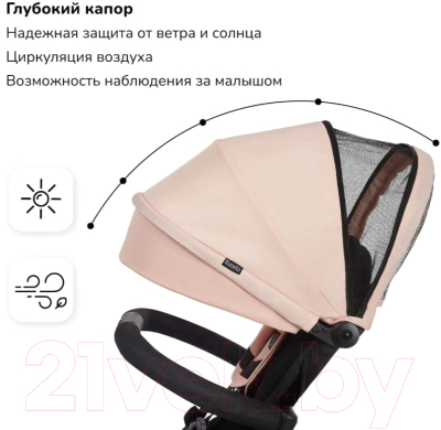 Трехколесный велосипед с ручкой Nuovita Bamzione BE3