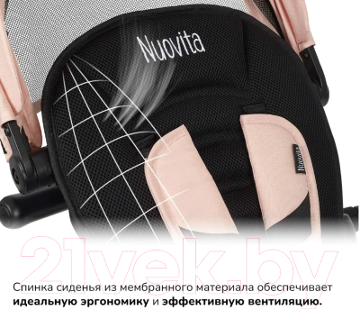 Трехколесный велосипед с ручкой Nuovita Bamzione BE3