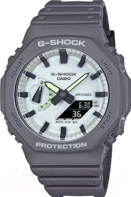 Часы наручные мужские Casio GA-2100HD-8A - фото