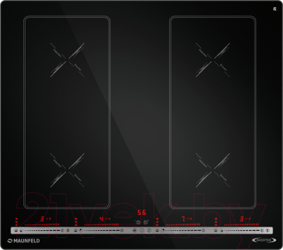Индукционная варочная панель Maunfeld CVI594SB2BKA Inverter - фото