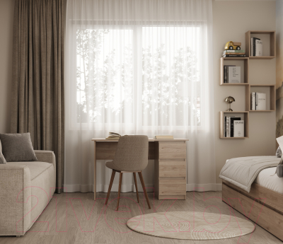 Письменный стол MySTAR Сноули 3я ИВ-121.13