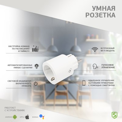 Умная розетка Securic SEC-HV-401W