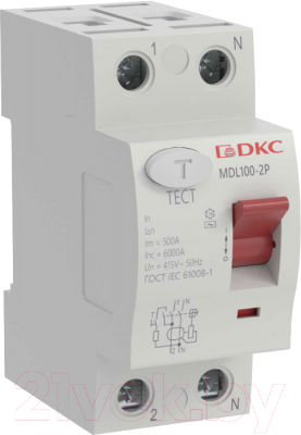 Устройство защитного отключения DKC Yon Max MDL100 2P 30mA 63A - фото