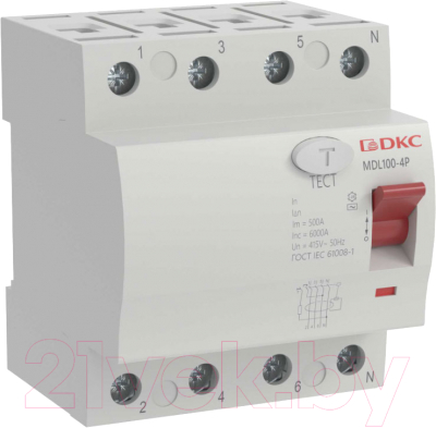 Устройство защитного отключения DKC Yon Max MDL100 4P 300mA 40A - фото