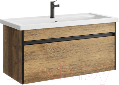 Тумба с умывальником Aqwella Urban / URB0110DB - фото