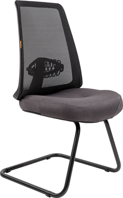 Кресло офисное Chairman 535V (ткань черный/серый) - фото