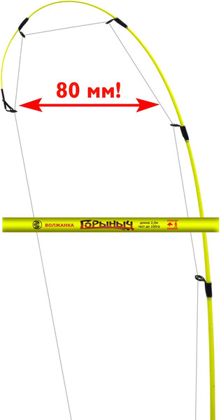 Удилище Волжанка Горыныч 2.4м / 1363231
