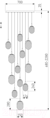 Люстра Евросвет 50266