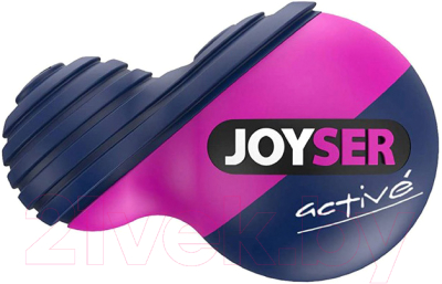 Игрушка для собак Joyser Active Duoball резиновый мяч с пищалкой / 7070J - фото