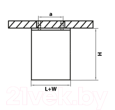 Точечный светильник Lightstar Monocco 212536