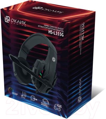 Наушники-гарнитура Оклик HS-L355G