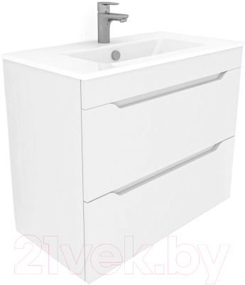 Тумба под умывальник Aquanet Практика 80 / 330459 - фото
