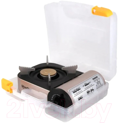 Плита туристическая Следопыт Silver Star / PF-GST-N17 