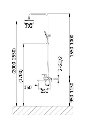Душевая система Wisent W35112