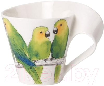 Кружка Villeroy & Boch NewWave Caffe Animals of the World. Conure / 10-4156-9100 - фото