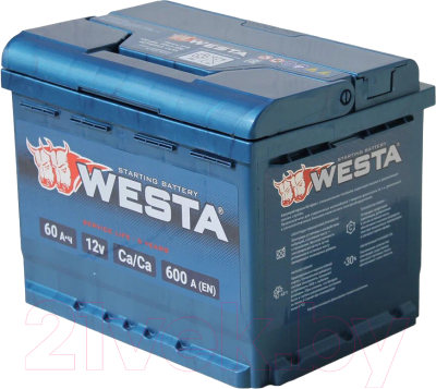 Автомобильный аккумулятор Westa 6СТ-60 VL рус П240093 - фото