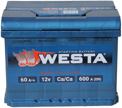 Автомобильный аккумулятор Westa 6СТ-60 VL рус П240093