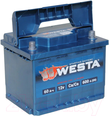 Автомобильный аккумулятор Westa 6СТ-60 VL рус П240093