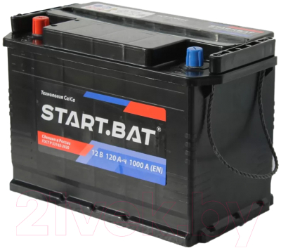 Автомобильный аккумулятор СтартБат 6СТ-120 VL рус / 600121024