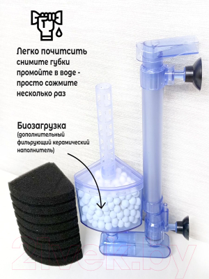 Фильтр для аквариума Lucky Herp XY-2883
