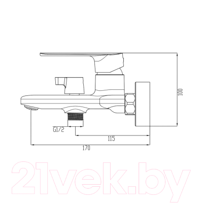 Смеситель Gross Aqua Scandi 2550545C