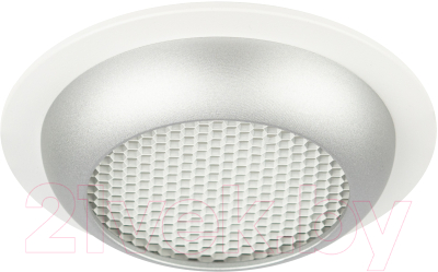 Точечный светильник ЭРА GX53 KL111 WH/SL / Б0061539 - фото