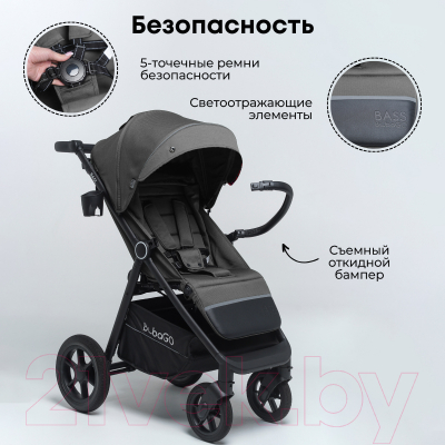 Детская прогулочная коляска Bubago Model Bass / BG 130-3