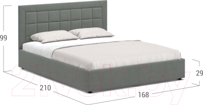 Двуспальная кровать Moon Family 1251 / MF005825