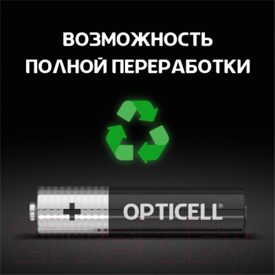 Комплект батареек Opticell Basic AAА