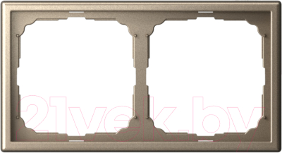 Рамка для выключателей и розеток Systeme (Schneider) Electric ArtGallery GAL000502  - фото