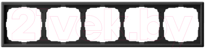 Рамка для выключателей и розеток Systeme (Schneider) Electric ArtGallery GAL001005  - фото