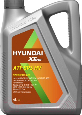 Трансмиссионное масло Hyundai XTeer ATF SP3 HV / 1041415 - фото
