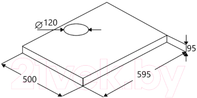 Вытяжка плоская Maunfeld Comfort 60 Flat