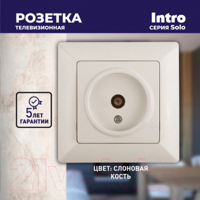 Розетка INTRO Solo 4-301-02 / Б0043369
