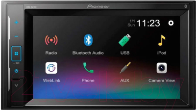 Бездисковая автомагнитола Pioneer DMH-A245BT - фото
