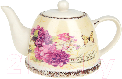 Заварочный чайник Nouvelle Целебная гортензия / 1750083  - фото