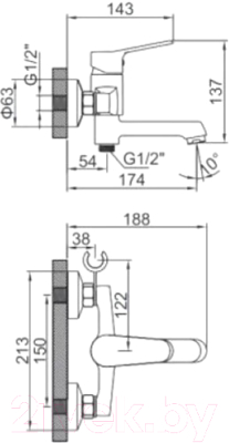 Смеситель Ledeme L3161