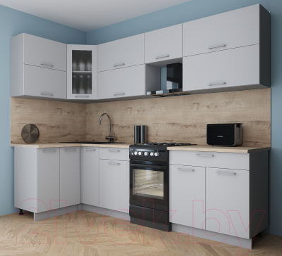 Кухонный гарнитур Интерлиния Мила Gloss 50-12x27