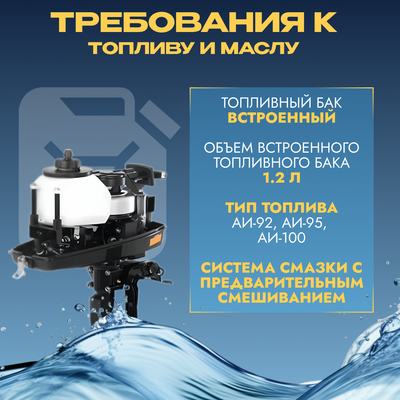 Мотор лодочный BarrakuDA HD3FHS