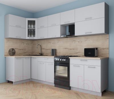 Кухонный гарнитур Интерлиния Мила Gloss 50-12x29