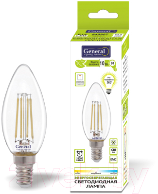 Лампа General Lighting GLDEN-CS-10-230-E14-2700 / 649906