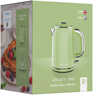 Электрочайник Galaxy Line GL 0344 (райская олива)