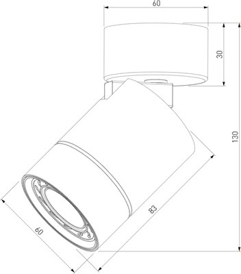 Точечный светильник Elektrostandard Niro 25013/01