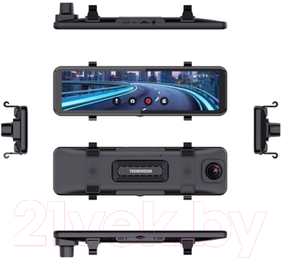 Видеорегистратор-зеркало TrendVision CarPlay Mirror (черный)