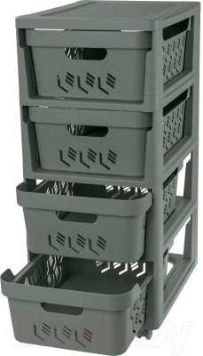 Комод пластиковый Econova Deluxe / 43327691170  - фото