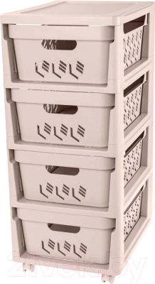 Комод пластиковый Econova Deluxe / 43327693470  - фото