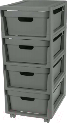 Комод пластиковый Econova Luxe / 43324671170  - фото