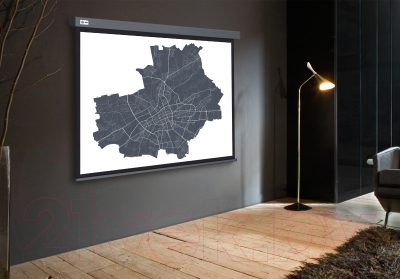 Проекционный экран Cactus Wallscreen CS-PSW-180X180-SG